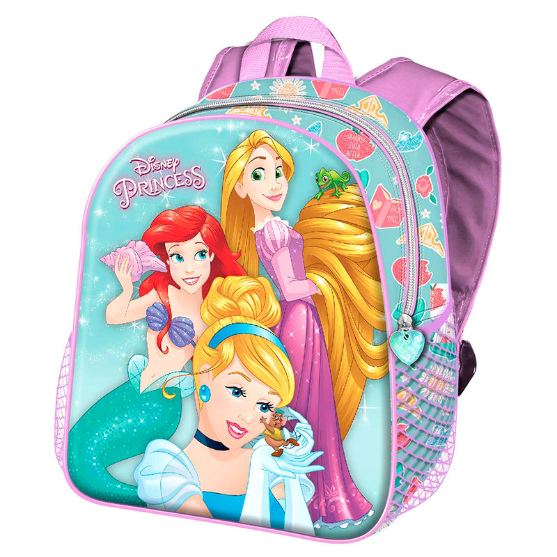 Mochila 3D Princesas Disney 31cm