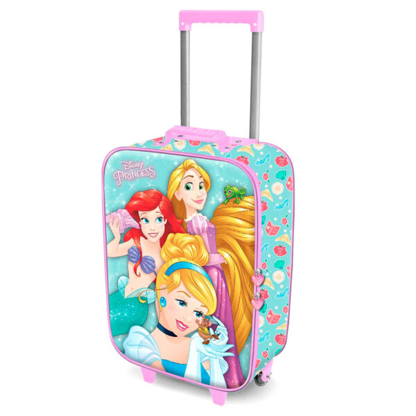Maleta trolley 3D Princesas Disney 52cm