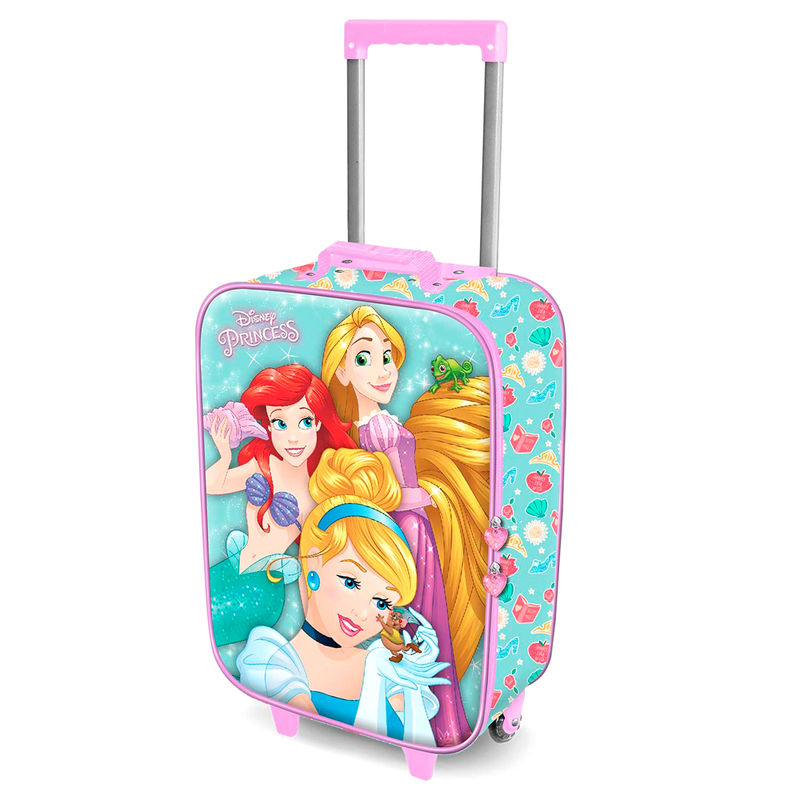 Maleta trolley 3D Princesas Disney 52cm