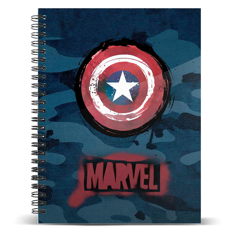 Cuaderno A5 Capitan America Marvel
