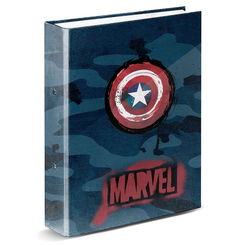Carpeta A4 Capitan America Marvel anillas