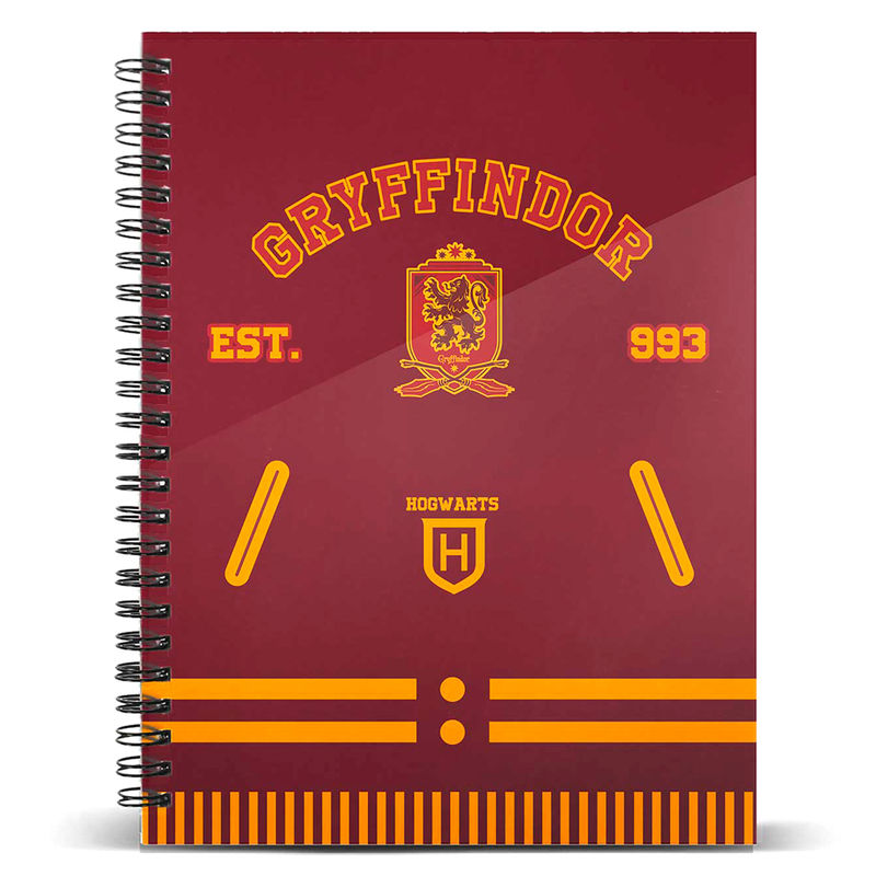 Cuaderno A5 Gryffindor Harry Potter