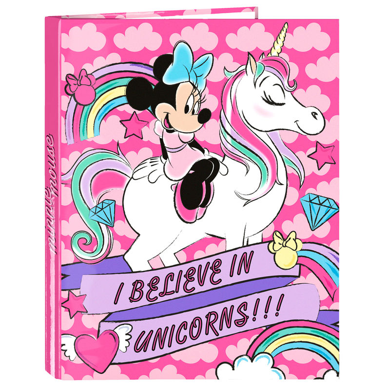Carpeta A4 Minnie Unicorns Disney anillas