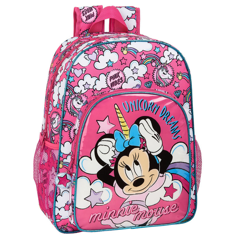 Mochila Minnie Unicorns Disney adaptable 42cm