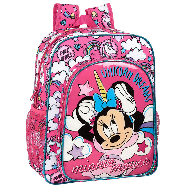 Mochila Minnie Unicorns Disney 38cm
