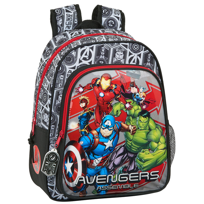 Mochila Vengadores Avengers Heroes Marvel adaptable 33cm
