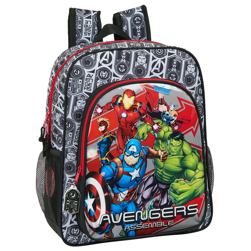 Mochila Vengadores Avengers Heroes Marvel adaptable 38cm