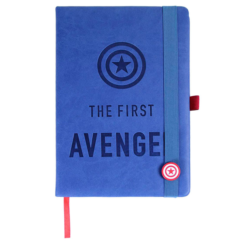 Cuaderno A5 premium Capitan America Vengadores Marvel