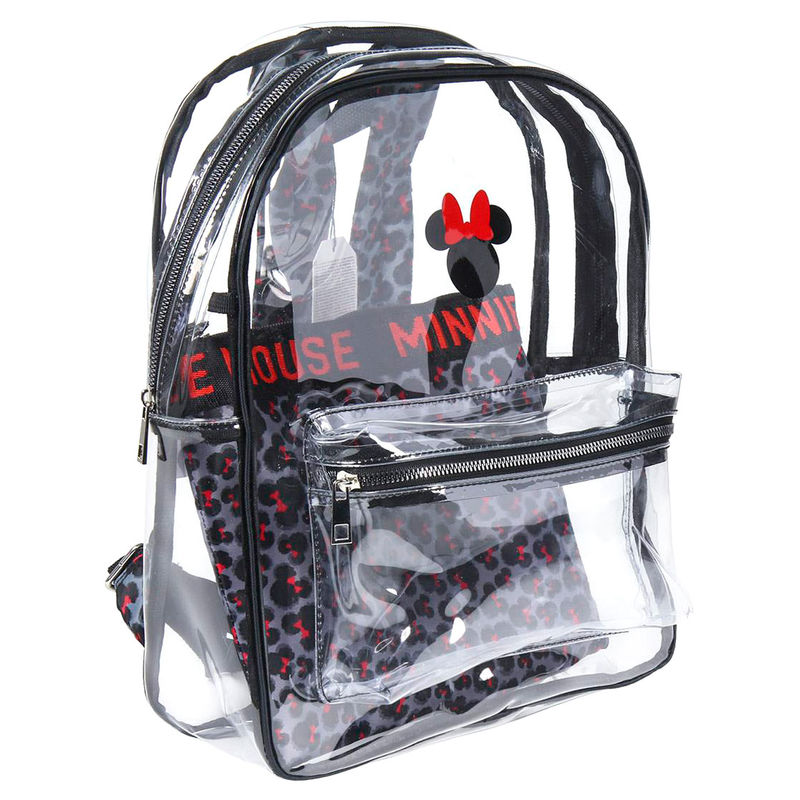 Mochila transparente Minnie Disney 40cm