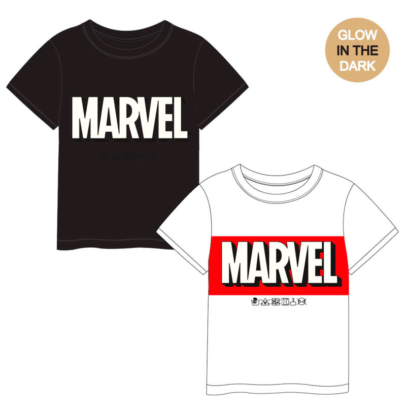Camiseta Glow in the Dark Marvel