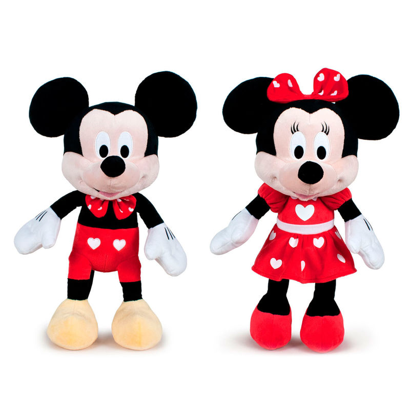 Peluche Mickey & Minnie Disney 45cm surtido