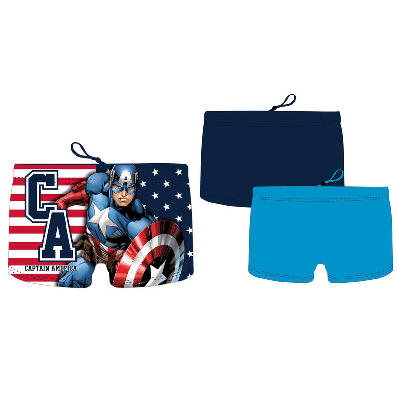 Bañador boxer Capitan America Marvel surtido