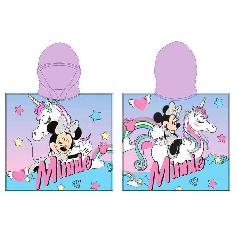 Poncho toalla Unicorn Minnie Disney