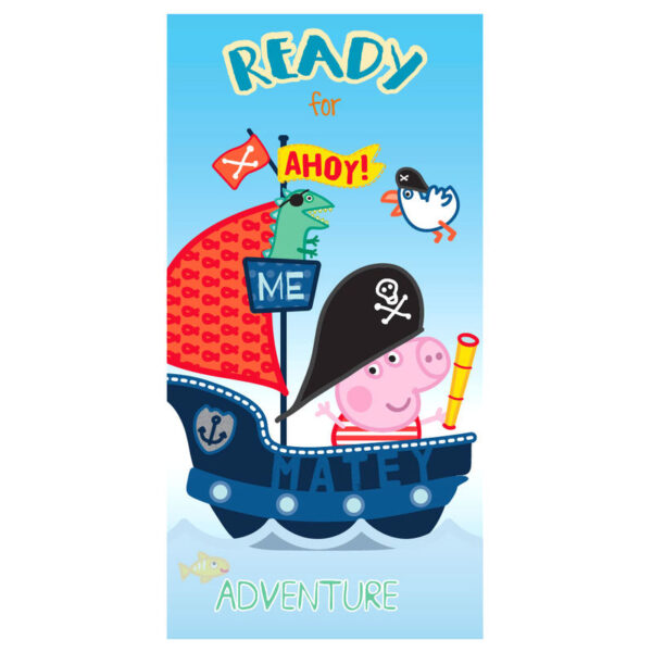 Toalla Adventure George Peppa Pig microfibra