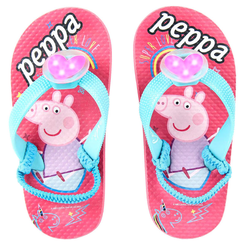 Chanclas Peppa Pig luz