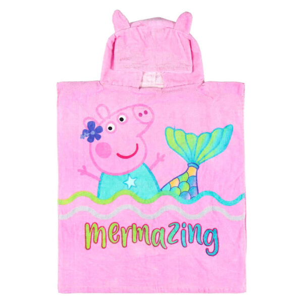 Poncho toalla Peppa Pig algodon