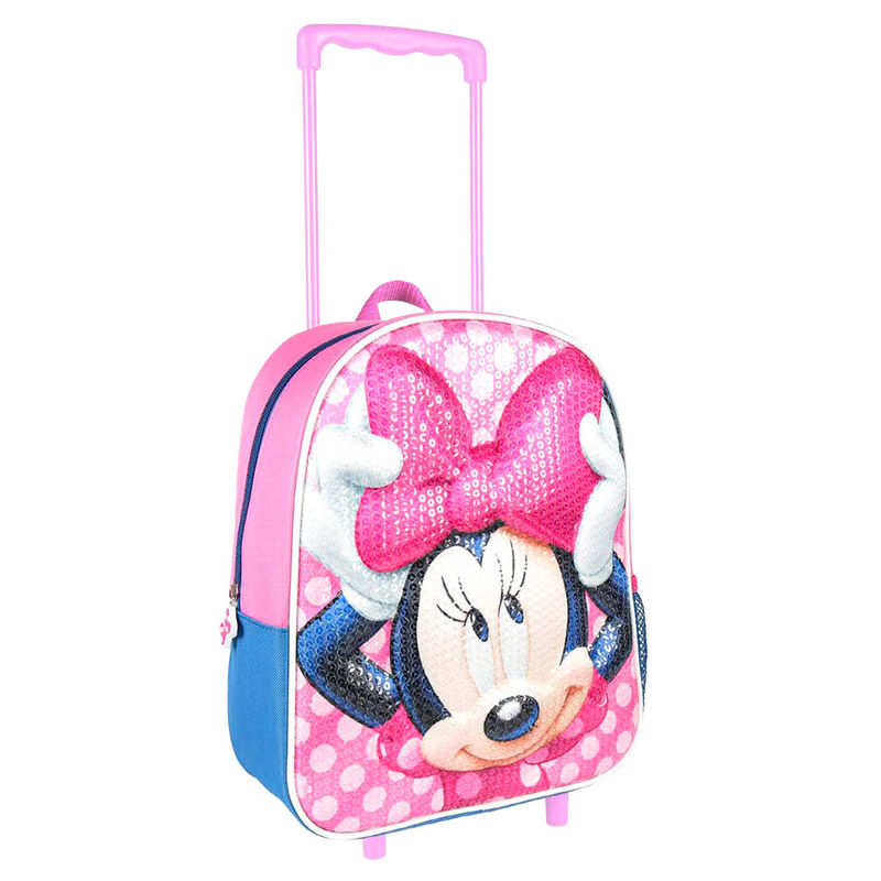 Trolley 3D lentejuelas Minnie Disney 31cm