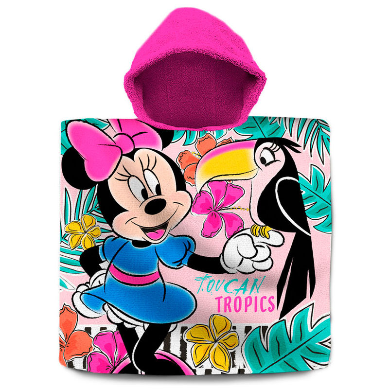 Poncho toalla Minnie Disney algodon
