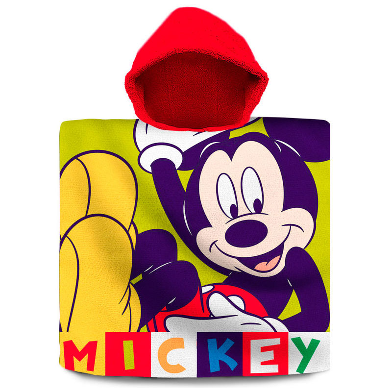 Poncho toalla Mickey Disney algodon