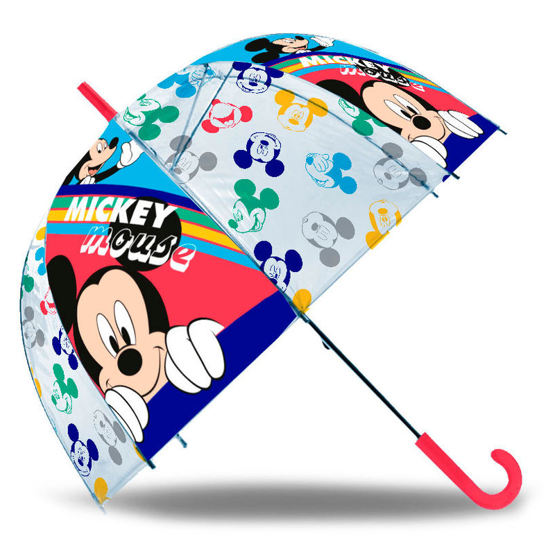 Paraguas burbuja automatico Mickey Disney 45cm