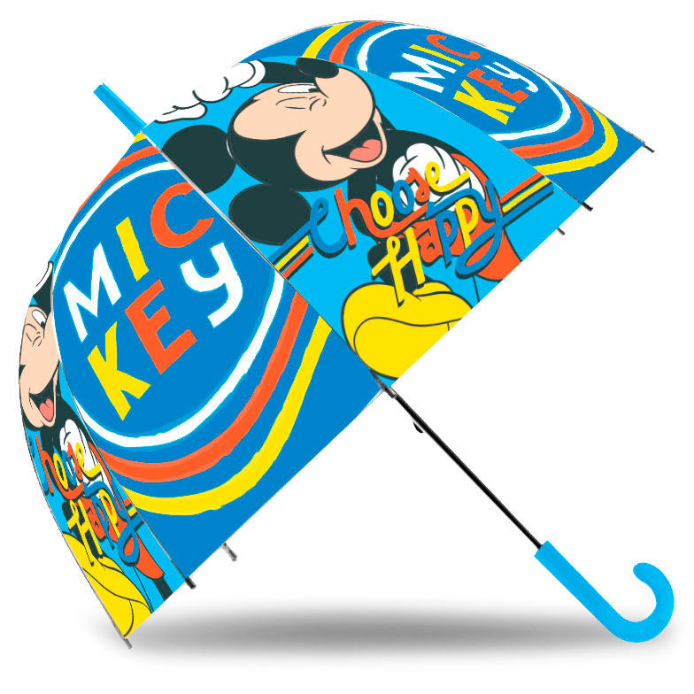 Paraguas burbuja manual Mickey Disney 45cm