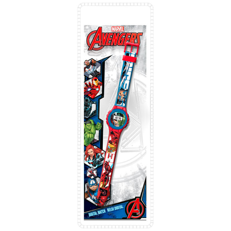 Reloj digital Ke02 Vengadores Avengers Marvel