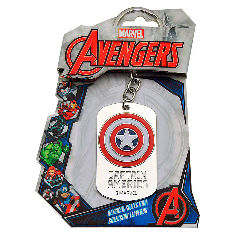 Llavero 3D Capitan America Marvel