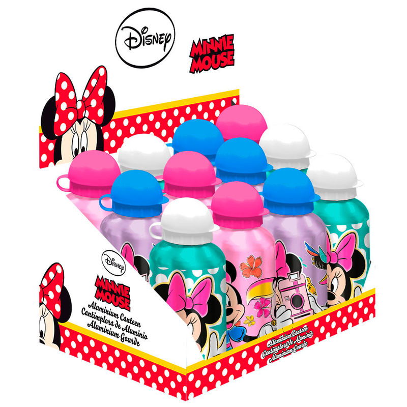 Cantimplora aluminio Minnie Disney surtido