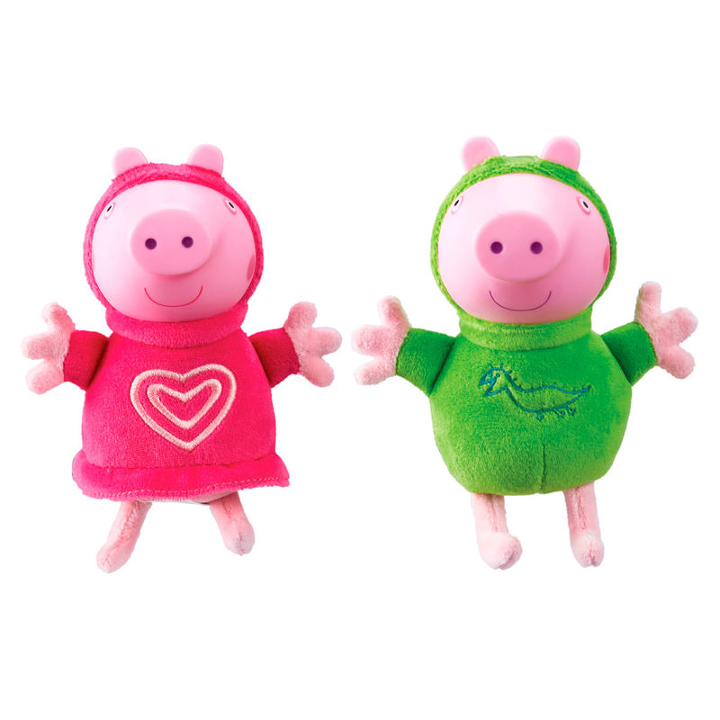 Peluche Glow Peppa Pig surtido 16cm