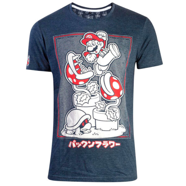 Camiseta Planta Piraña Super Mario Nintendo