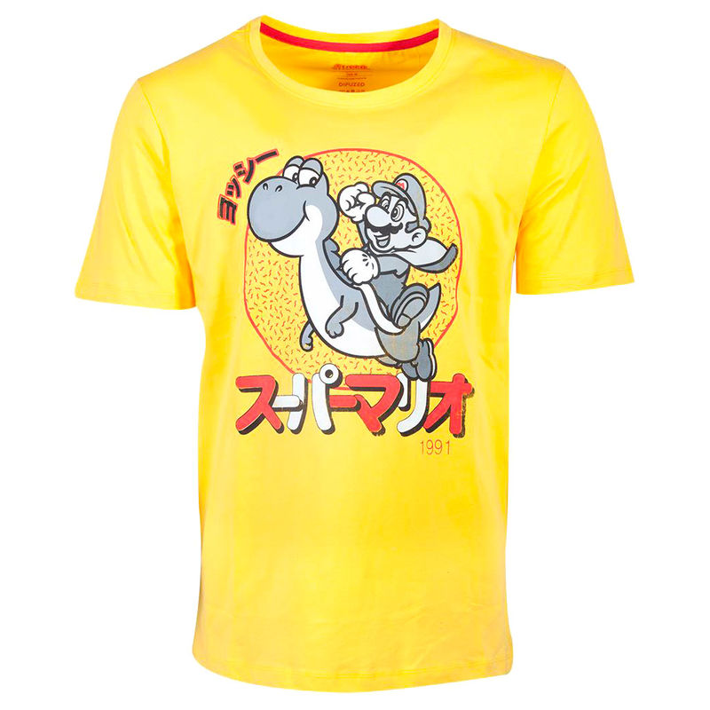 Camiseta Mario and Yoshi Super Mario Nintendo