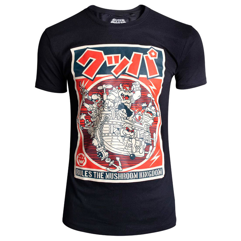 Camiseta Bowser Squad Super Mario Nintendo
