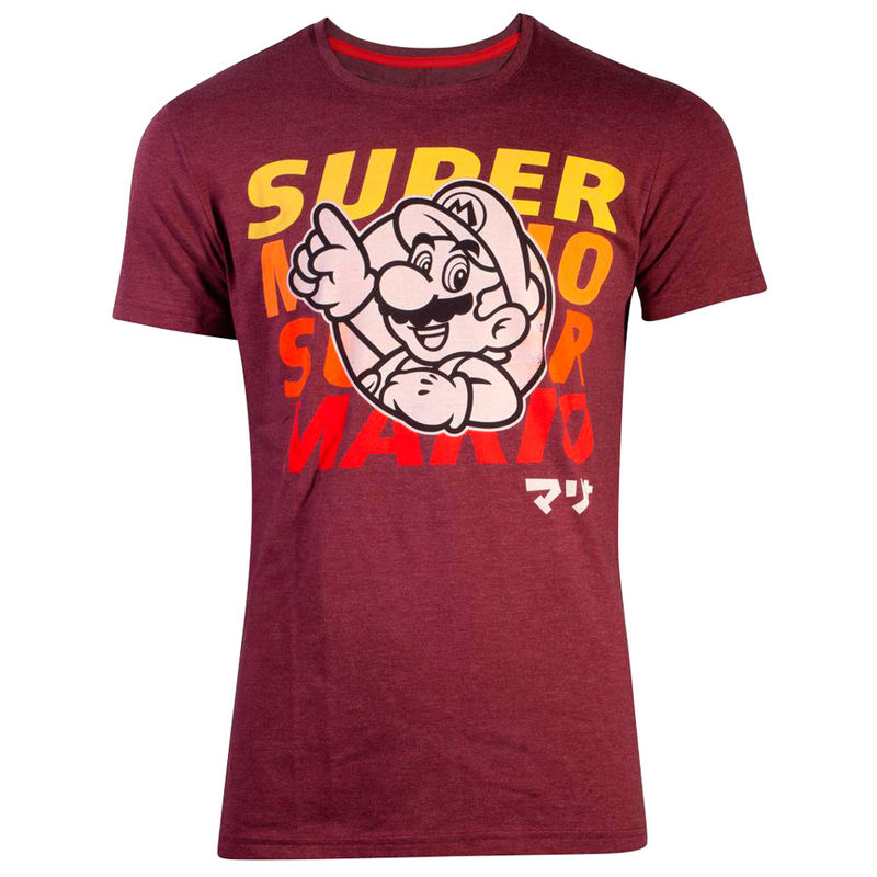 Camiseta Mario Super Mario Nintendo