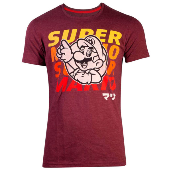 Camiseta Mario Super Mario Nintendo