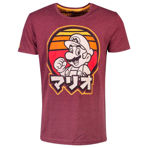 Camiseta Retro Mario Super Mario Nintendo