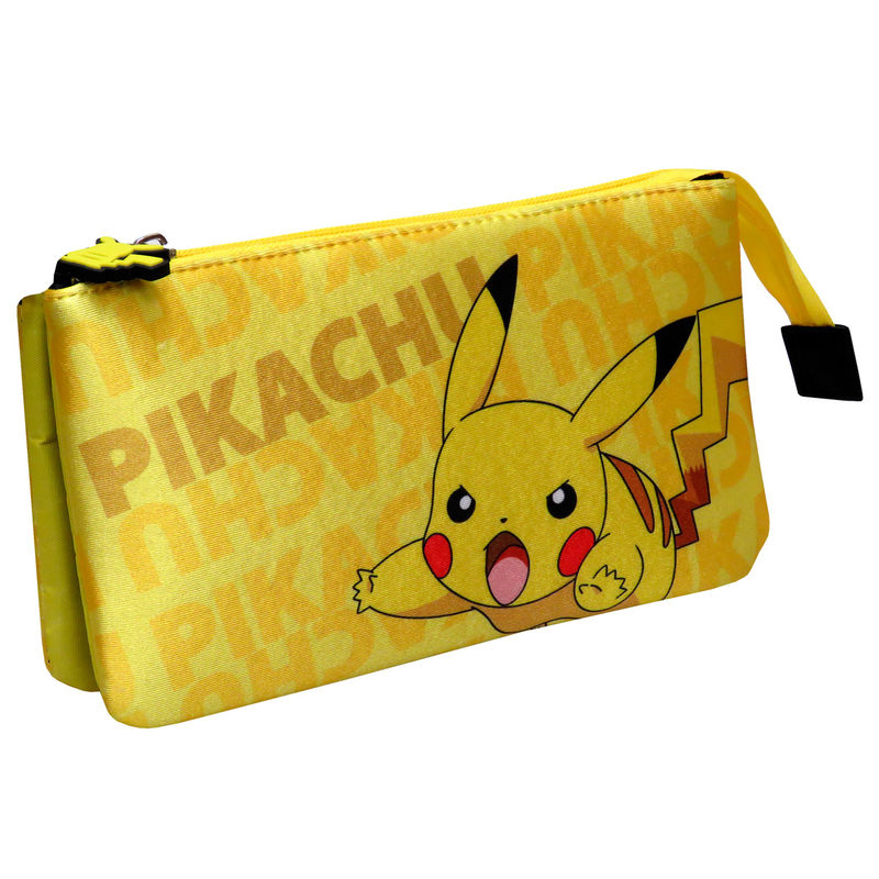 Portatodo Pikachu Pokemon triple
