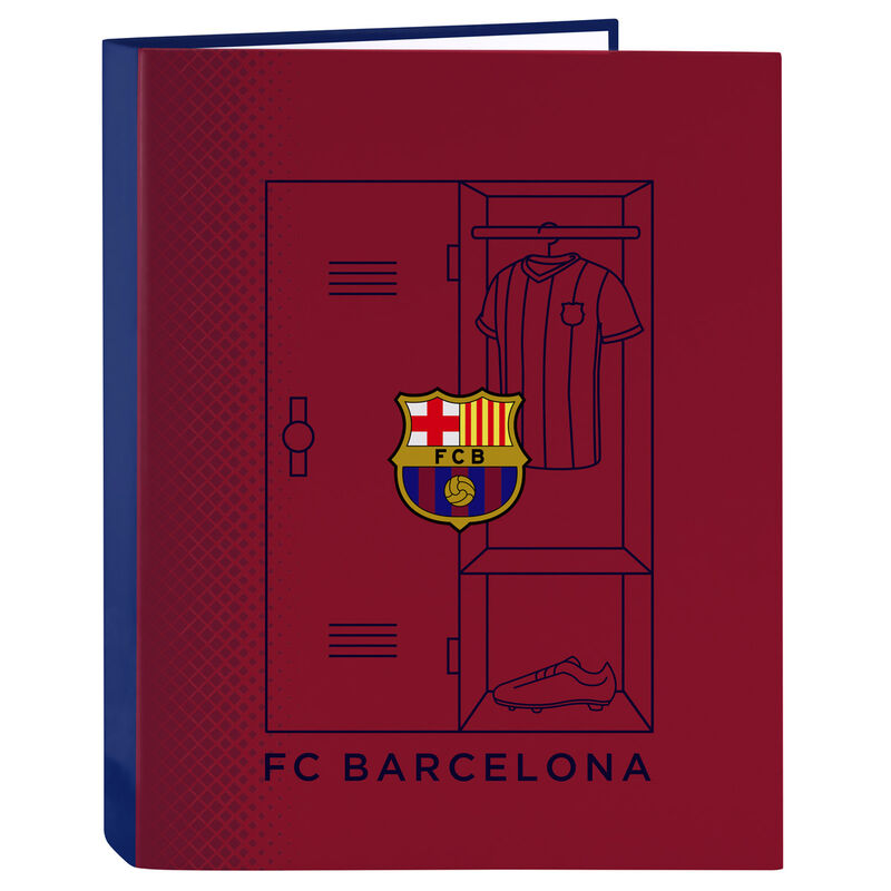 Carpeta A4 F.C. Barcelona anillas