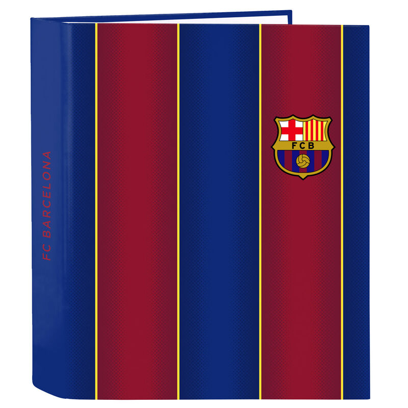 Carpeta A4 F.C. Barcelona anillas lomo ancho