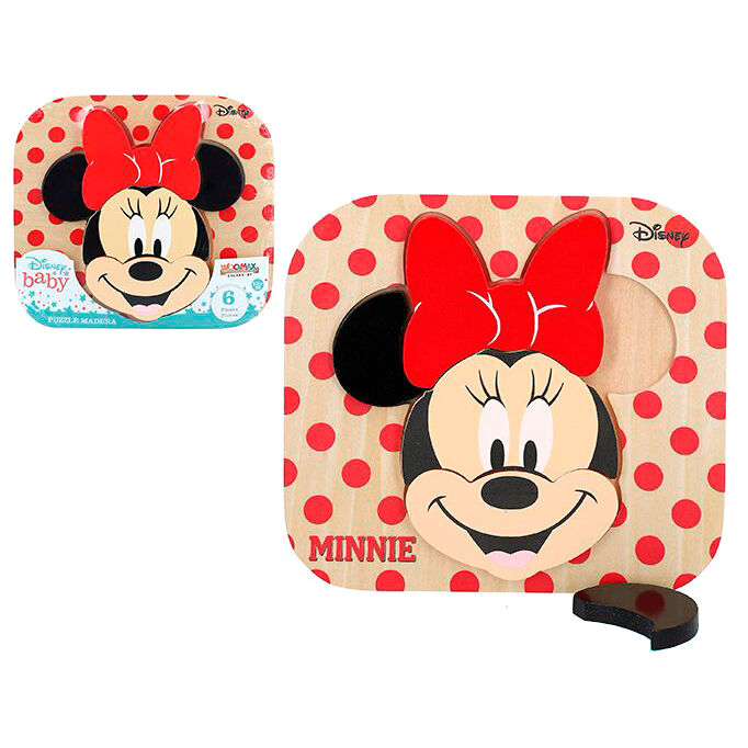 Puzzle madera Minnie Disney