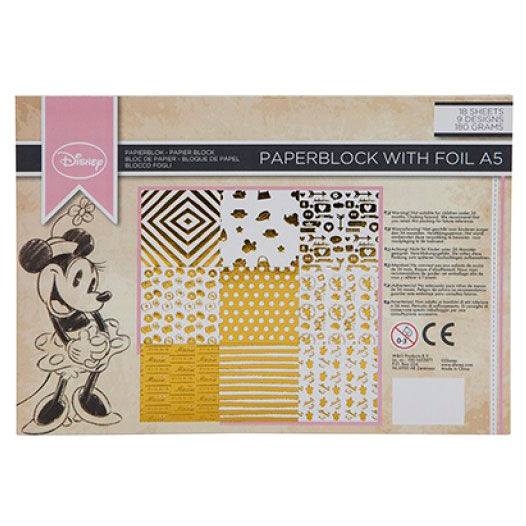Papel aluminio A5 Minnie Disney