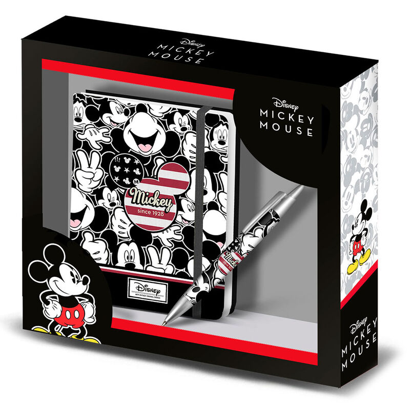 Set diario + boligrafo Mickey U.S.A. Disney