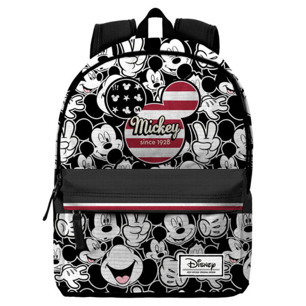 Mochila Mickey U.S.A. Disney adaptable 42cm
