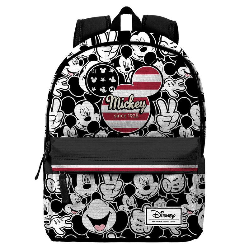 Mochila Mickey U.S.A. Disney adaptable 42cm