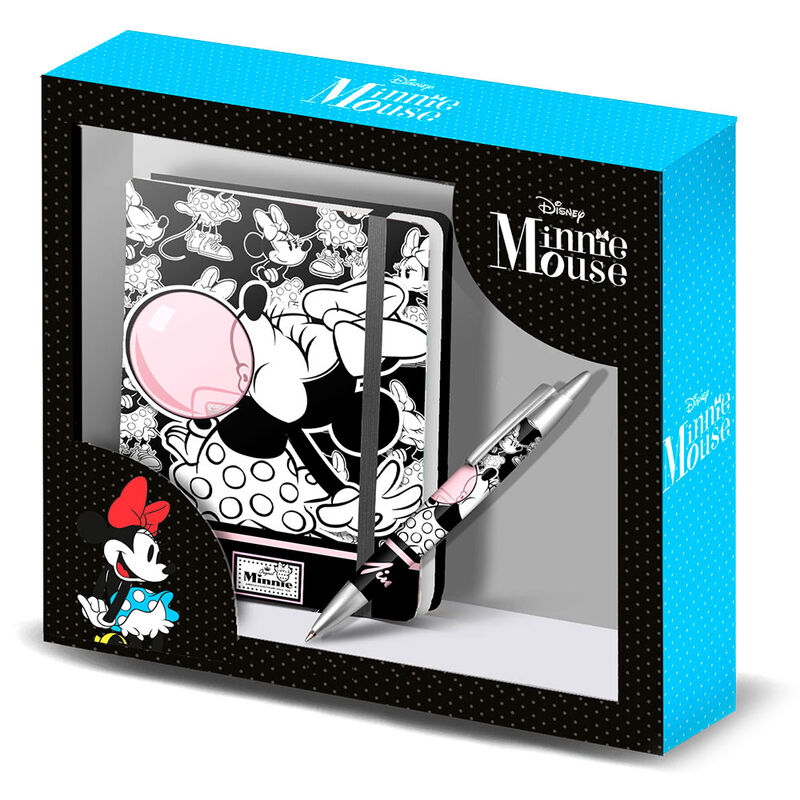 Set diario + boligrafo Minnie Bubblegum Disney