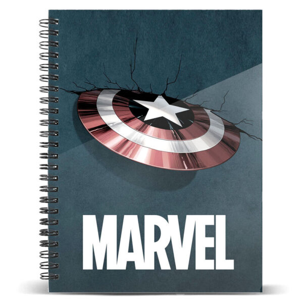 Cuaderno A5 Capitan America Marvel