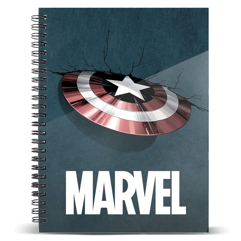 Cuaderno A5 Capitan America Marvel