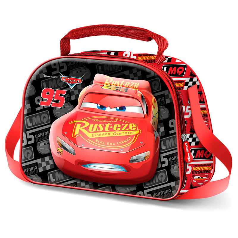 Bolsa portameriendas 3D McQueen Cars 3 Disney