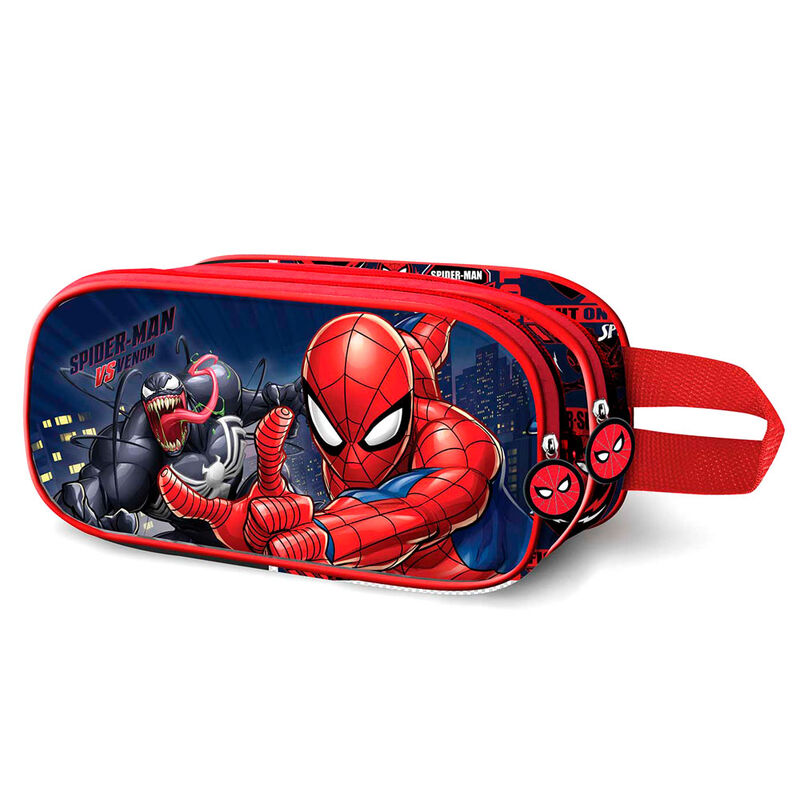 Portatodo 3D Spiderman Marvel doble
