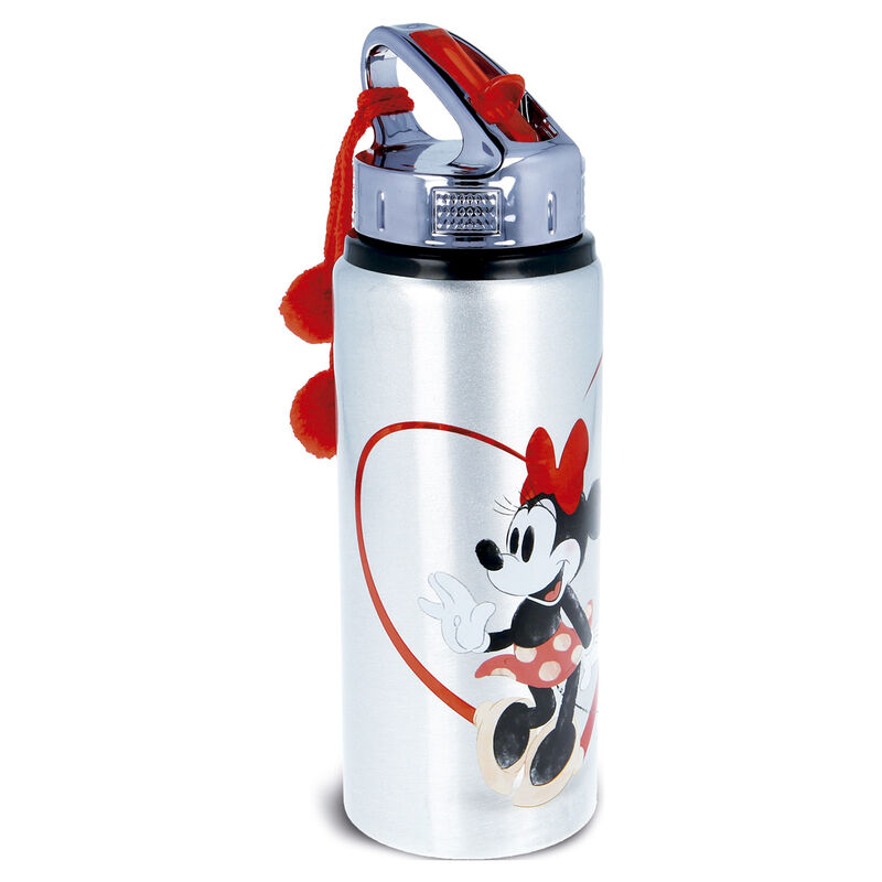 Botella sport aluminio Love Minnie Disney