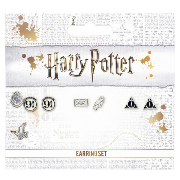 Set 3 pendientes Harry Potter surtido